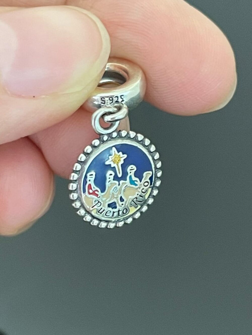 Original Pandora Puerto Rico limited Bead Charm